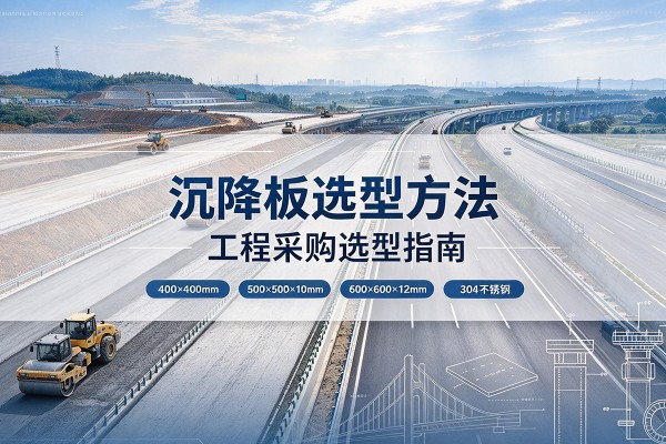 义县沉降板选择方法