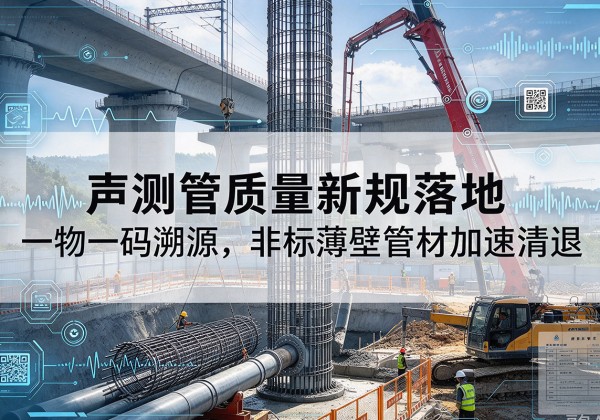 义县声测管质量新规落地，一物一码溯源，非标薄壁管材加速清退